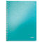 Carnet de notes WOW 4637 LEITZ, format A4, ligné, bleu pétrole
