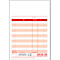 Carnet de reçus 100 x 165 mm KC620 sigel®, 2 x 50 feuilles