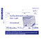 Carnet de reçus Avery® Zweckform 1255, format paysage A6, TVA incluse, avec 1 feuille de papier bleu, perforé et poinçonné, Ange Bleu, blanc, 100 feuilles