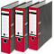 Carpeta LEITZ® 1050, DIN A4, ancho de lomo 52 mm, agujero de agarre, etiqueta de lomo encolada, cartón duro, 1 unidad, rojo