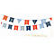 Carte d'anniversaire Korsch Joyeux anniversaire, avec motif coloré &amp; enveloppes, format horizontal, L 206 x H 103 mm, carton, blanc naturel, 10 pièces