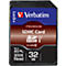 Carte mémoire SDHC/SDXC Premium Verbatim, capacité de stockage 32 Go