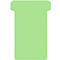 Cartes à rainure en T, format 2, L 48 x H 85 mm, pour éléments de panneau 63/48 mm, étiquetables, papier certifié FSC®, vert, 100 pcs.