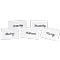 Cartes d'indexation, 123 x 99 mm