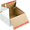 Carton Premium à fond plat ColomPac CP 155.255, L 310 x P 190 x H 133 mm, pliage en Z, fermeture autocollante, blanc, 20 pièces