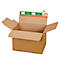 Cartons d'expédition Grünmarie®, 309 x 221 x 140-230 mm, format A4/ hauteur variable, fond automatique, jusqu'à 20 kg, 100 % recyclable, carton ondulé FSC®, marron, 10 pcs.