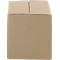 Cartons pliables et ondulés, 1 cannelure, 150 x 150 x 150 mm, brun