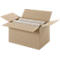 Cartons pliables et ondulés, 1 cannelure, 350 x 250 x 200 mm, brun