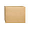 Cartons pliables et ondulés, double cannelure, 600 x 500 x 500 mm, brun