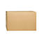 Cartons pliables et ondulés, double cannelure, 700 x 400 x 400 mm, brun