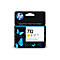 Cartouche d'encre originale HP 712, pack individuel, jaune