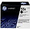 Cartouche d'impression LaserJet CE255X HP, noir