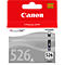 Une cartouche d'encre Canon avec l'impression '526 GY' sur fond rouge.