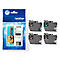 Cartouches d'encre originales Brother LC-421XL CMYK, Mixpack, noir, cyan, magenta, jaune