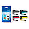 Cartouches d'encre originales Brother LC-424 CMYK, Mixpack, cyan, magenta, jaune, noir
