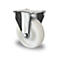 CASCOO Bokwiel Z0Z0, met wiel ø 160 mm x B 50 mm, polyamide velg, polyamide loopvlak, naturel/wit, dubbele kogellager, tot 800 kg
