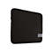 Schwarze Laptoptasche mit Reißverschluss und Case Logic Logo.