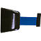 Casete de cinturón de pared, fijación con tornillos, L 5000 x W 50 mm, cinturón azul