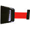 Casete de cinturón para montaje en pared, fijación con tornillos, L 5000 x W 50 mm, cinturón rojo
