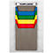 Casier de rangement Eichner Flat, pour trieur mural, hauteur de remplissage 9 mm, L 240 x P 15 x H 302 mm, jaune