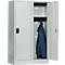 Casier scolaire, largeur de compartiment 400 mm, 2 compartiments, gris clair/gris clair