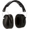 Casque antibruit 3M PELTOR 90563E, serre-tête pliable et ajustable avec rembourrage, valeur SNR 30 dB, plastique ABS, noir