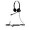 Casque d'écoute Jabra BIZ 2400 USB Duo MS, pour Microsoft Lync, FreeSpin™-Microphone à bras, antibruit, version Duo