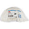Casque de protection blanc, emballé dans une feuille de plastique, avec le logo 3M et le texte "HARD HAT".
