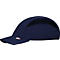 Casquette de sport bleu marine, avec insert en mesh. Une petite étiquette est visible sur le bord.