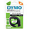 Cassette de ruban pour titreuses Letra Tag DYMO®, papier, 12 mm, blanc
