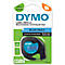 Cassette de ruban pour titreuses Letra Tag DYMO®, plastique, 12 mm, bleu