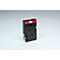 Cassette de ruban pour titreuses TC-202 Brother, 12 mm de largeur, blanc/rouge