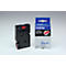 Cassette de ruban pour titreuses TC-491 Brother, 9 mm de largeur, rouge/noir