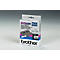 Cassette de ruban pour titreuses TX-131 Brother, 12 mm de largeur, incolore/noir