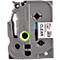 Cassette de ruban pour titreuses TZe-151 Brother, 24 mm, incolore/noir