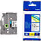 Cassette de ruban pour titreuses TZe-231CIV Brother, 12 mm de largeur, blanc/noir, 20 p.