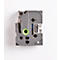 Cassette de ruban pour titreuses TZe-355 Brother, 24 mm, noir/blanc