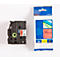 Cassette de ruban pour titreuses TZe-461 Brother, 36 mm, rouge/noir