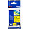 Cassette de ruban pour titreuses TZe-631 Brother, 12 mm de largeur, jaune/noir
