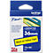 Cassette de ruban pour titreuses TZe-661 Brother, 36 mm, jaune/noir