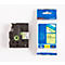 Cassette de ruban pour titreuses TZe-C51 Brother, 24 mm, jaune de sécurité/noir