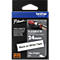 Cassette de ruban pour titreuses TZe-FX251 Brother, 24 mm, blanc/noir