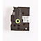 Cassette de ruban pour titreuses TZe-FX251 Brother, 24 mm, blanc/noir