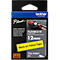 Cassette de ruban pour titreuses TZe-FX631 Brother, 12 mm de largeur, jaune/noir