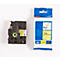 Cassette de ruban pour titreuses TZe-FX651 Brother, 24 mm, jaune/noir