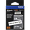 Cassette de ruban pour titreuses TZe-S251 Brother, blanc/noir