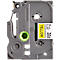 Cassette de ruban pour titreuses TZe-S621 Brother, 9 mm de largeur, jaune/noir