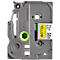 Cassette de ruban pour titreuses TZe-S631 Brother, 12 mm de largeur, jaune/noir