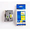 Cassette de ruban pour titreuses TZe-S651 Brother, jaune/noir