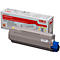 Cassette de toner 43865721 OKI, jaune